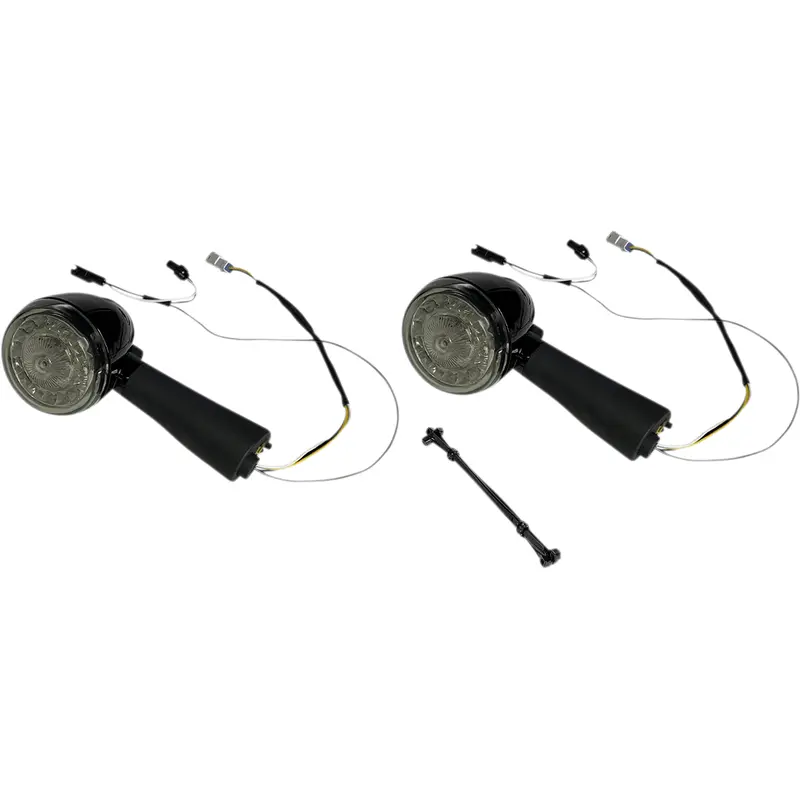 Custom Dynamics Rear LED Turn Signal Ringz - Smoke - Scout PB-SCOUT-RR-BS