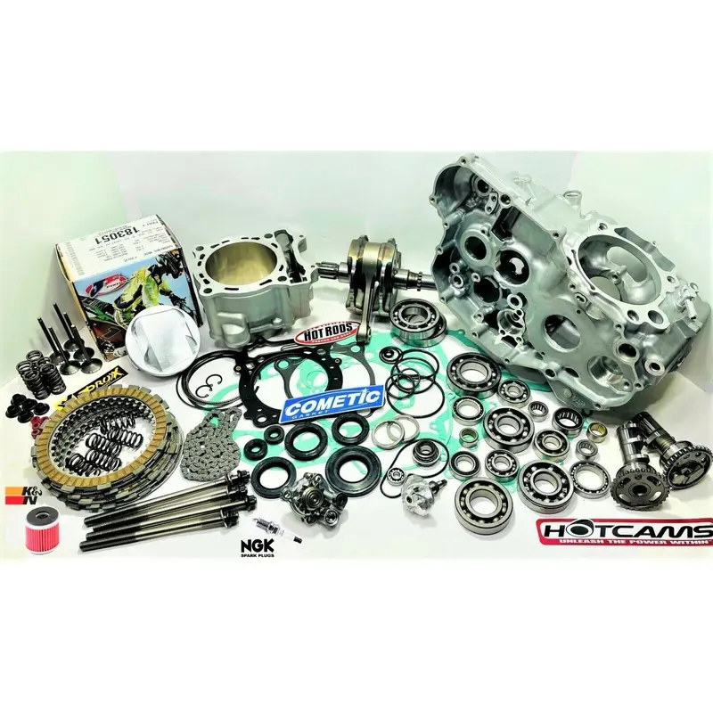 DRZ400 DR-Z DRZ 400 Cases Big Bore Stroker Complete 470 Rebuild Hotcams Valves