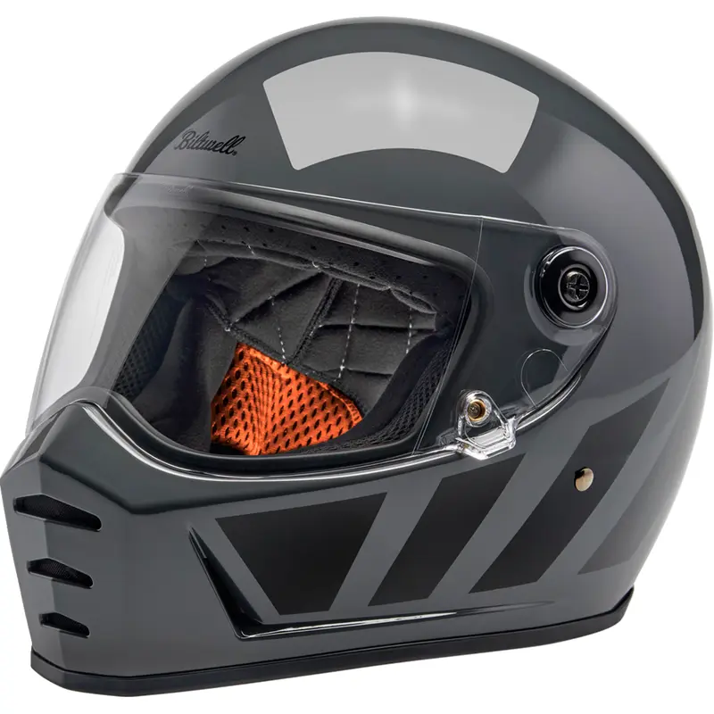 BILTWELL Lane Splitter Helmet - Storm Gray Inertia - Large 1004-569-504