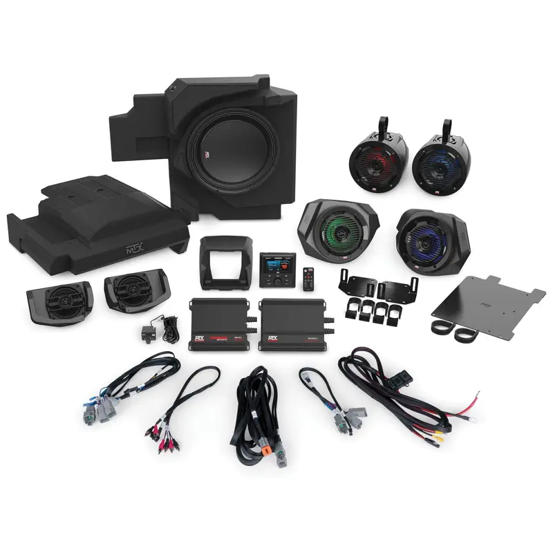 MTX 1000-Watt, 8-Speaker Audio System for Select Can Am Maverick X3 Vehicles