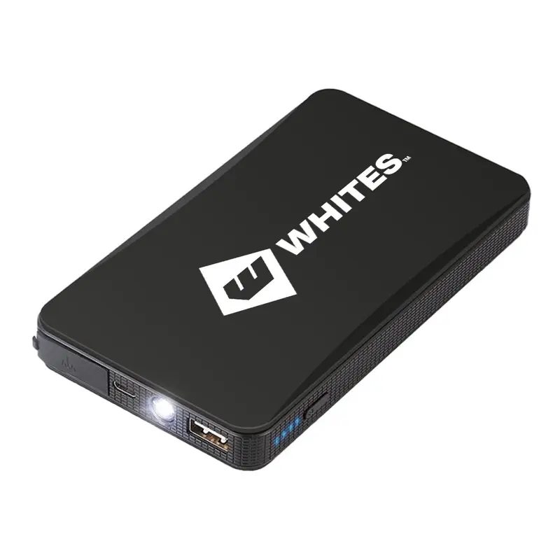 WHITES LITHIUM JUMP STARTER & POWER BANK 138mm x 75mm x 17mm