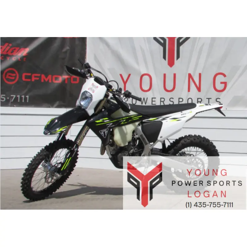 New 2026 Triumph TF 450-E Jet Black/Pure White