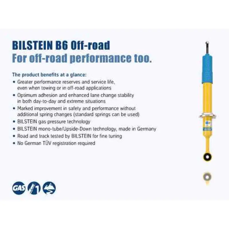 Bilstein B6 4600 2015-2016 Chevrolet Colorado Rear Monotube Shock Absorber