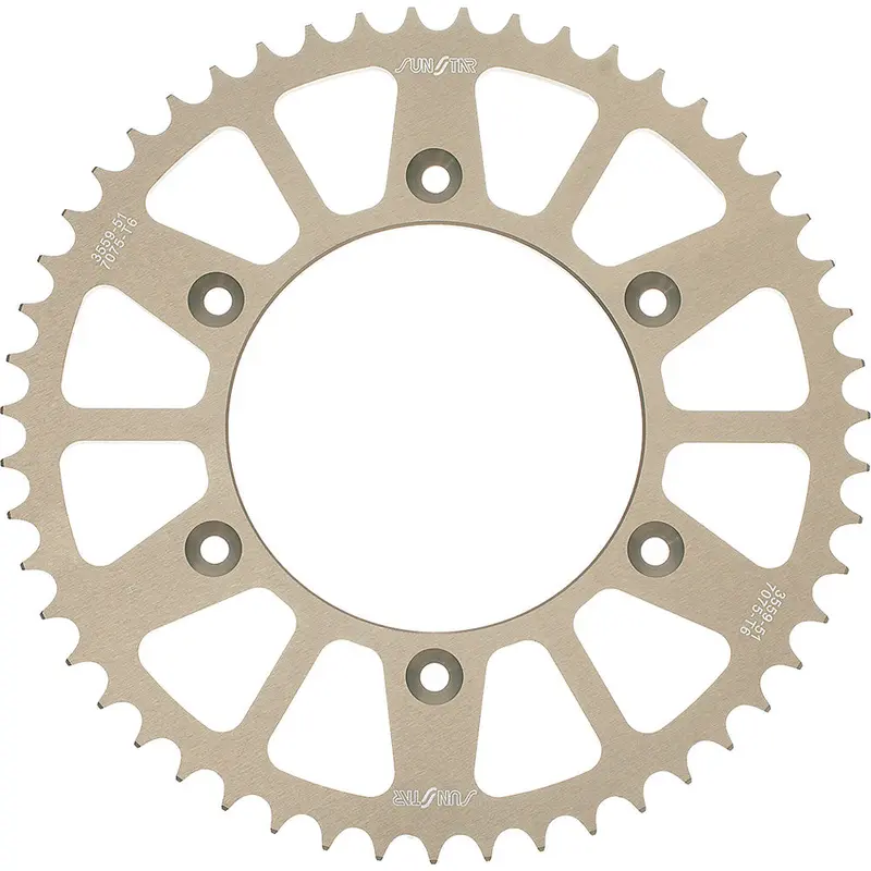 SUNSTAR REAR SPROCKET ALUMINUM 49T 5-354749