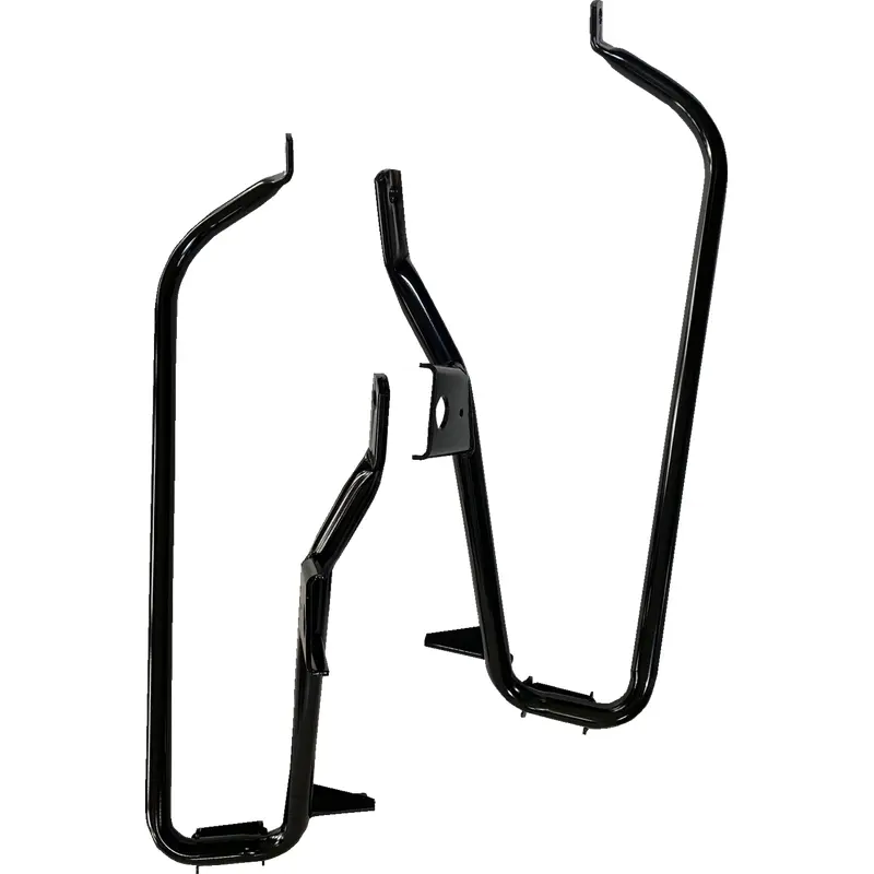 DRAG SPECIALTIES Saddlebag Support Brackets - Black - FL '09-'10 S77-0138GB