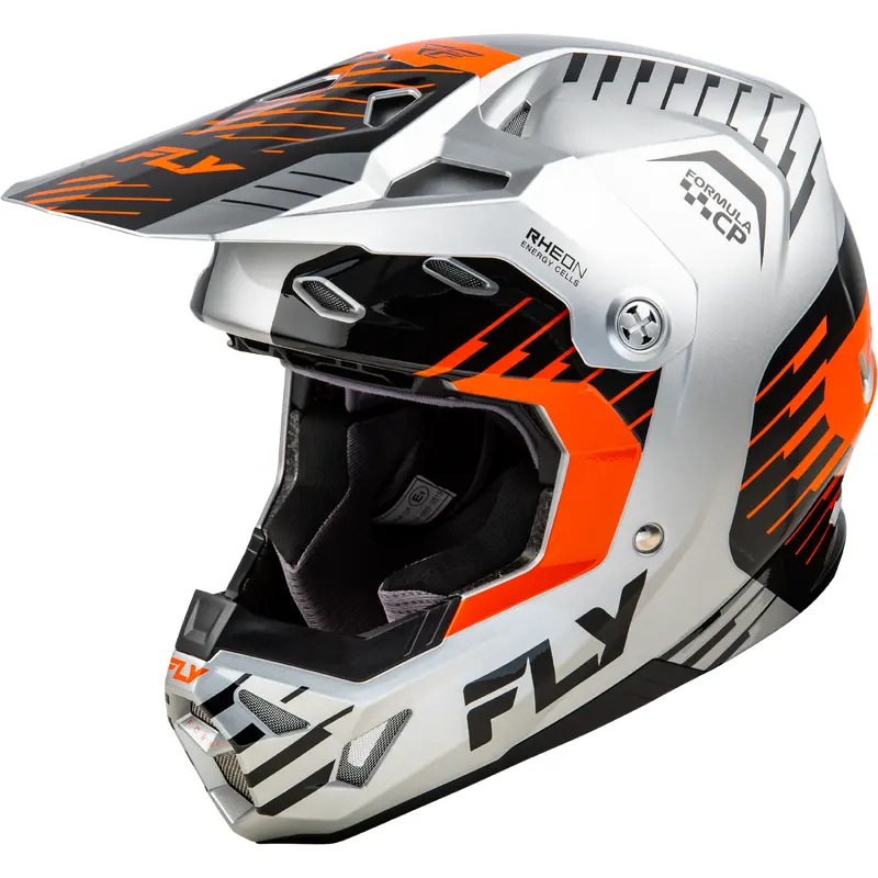 Formula Cp Slice Helmet Grey/Orange/Black Xs