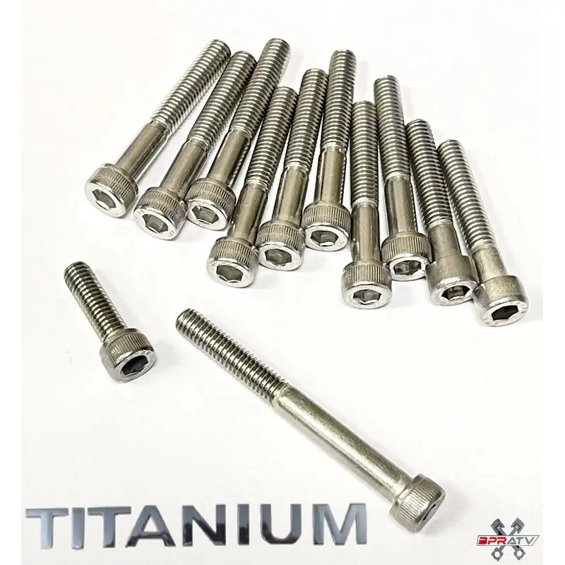 04 05 TRX450R TRX 450R Titanium Stator Cover Bolts Left Side Cover Ti Bolt Kit