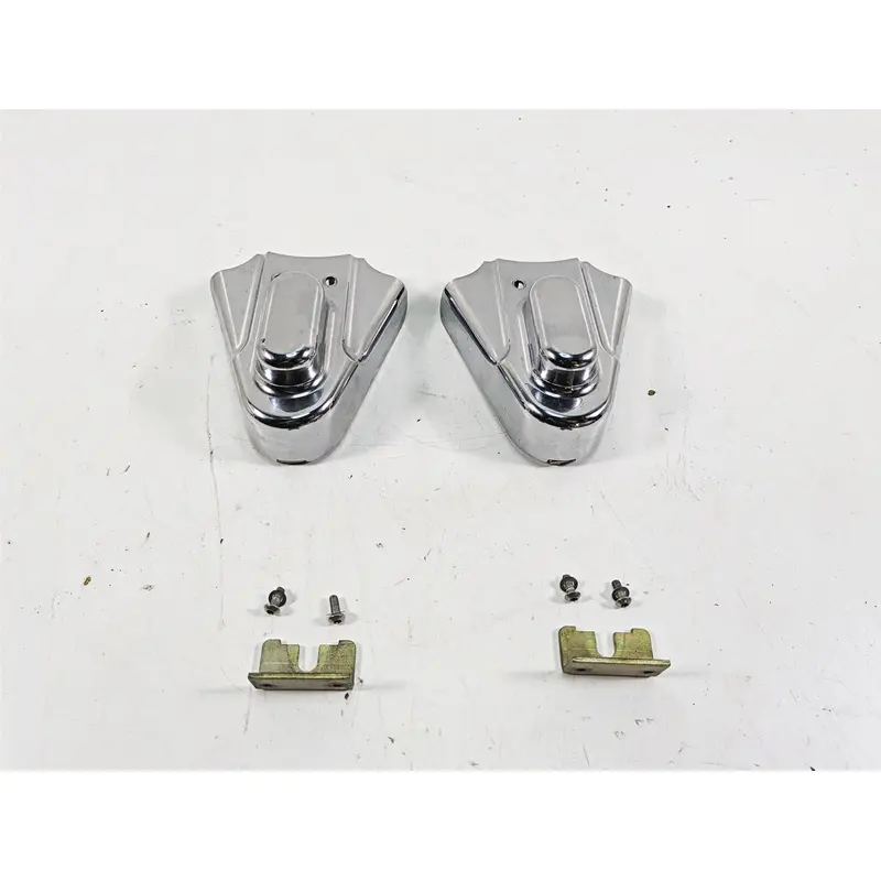 2000 Harley FXSTS Softail Springer Kuryakyn Chrome Rear Axle Cover Set 8202