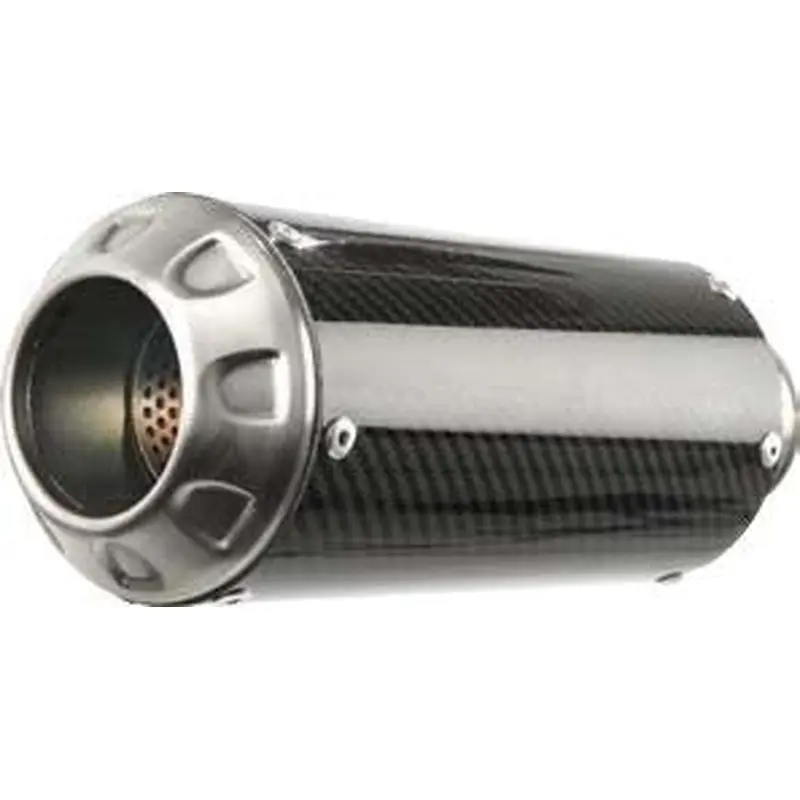 HOTBODIES MGP EXHAUST SLIP-ON CARBON FIBER STAINLESS END CAP 61502-2404