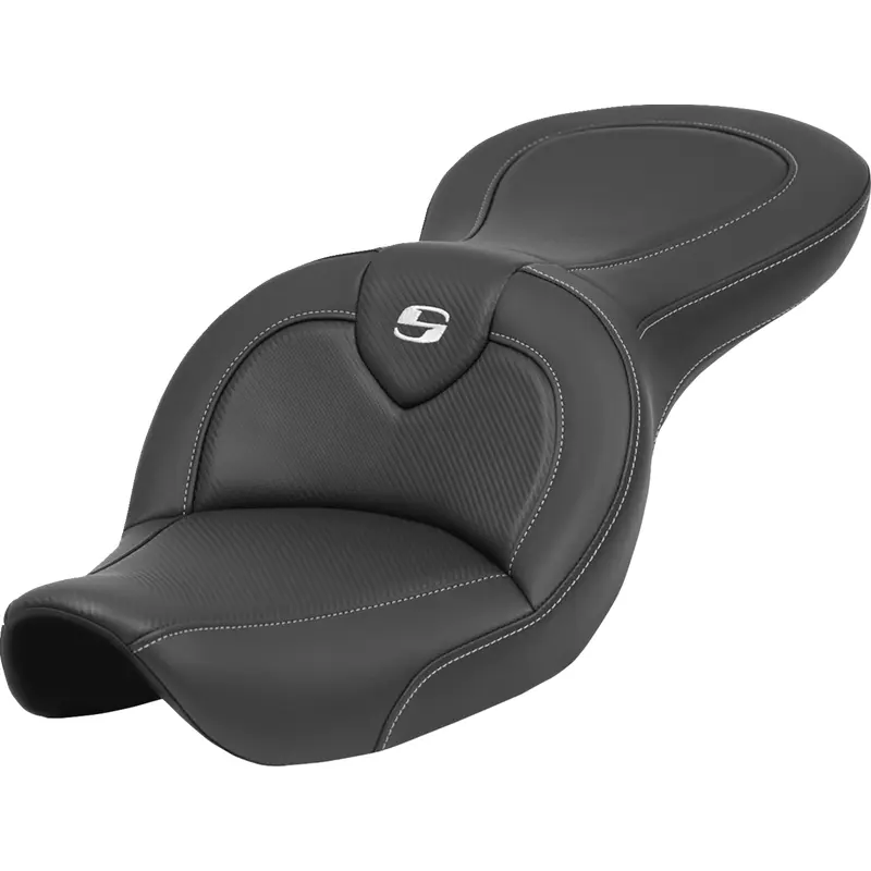 SADDLEMEN Roadsofa* Seat - without Backrest - Carbon Fiber - FXDWG '96-'23 896-05-185