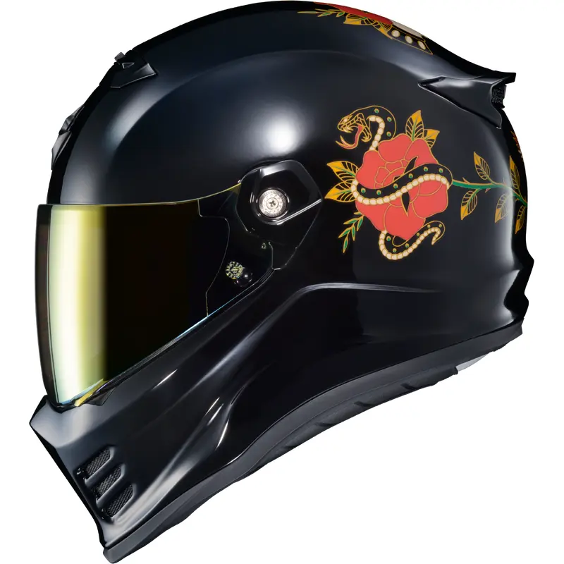 Covert Fx Full Face Helmet The Litas Gloss Black Xl