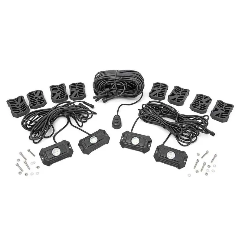 Rough Country 4 Piece Set LED Rock Light Kit