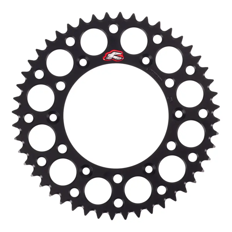 Renthal Sprocket Rear Black 48T Alloy 7075 T6 Grooved