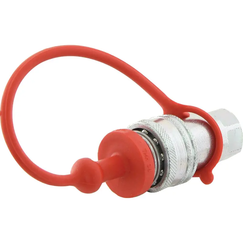 Faster Dust Plug Red PVC Fits 3/8'' Female Coupling - TMH Series TMH 38 - S.113079