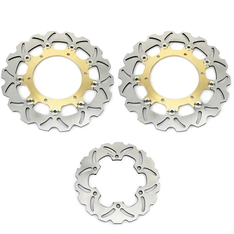 Front Rear Brake Disc Rotors for Yamaha YZF-R1 2002-2003 / YZF-R6 1999-2002