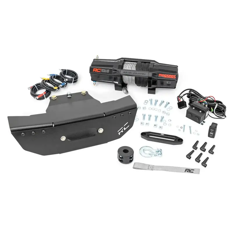 Rough Country Polaris RZR Turbo S Winch Mount