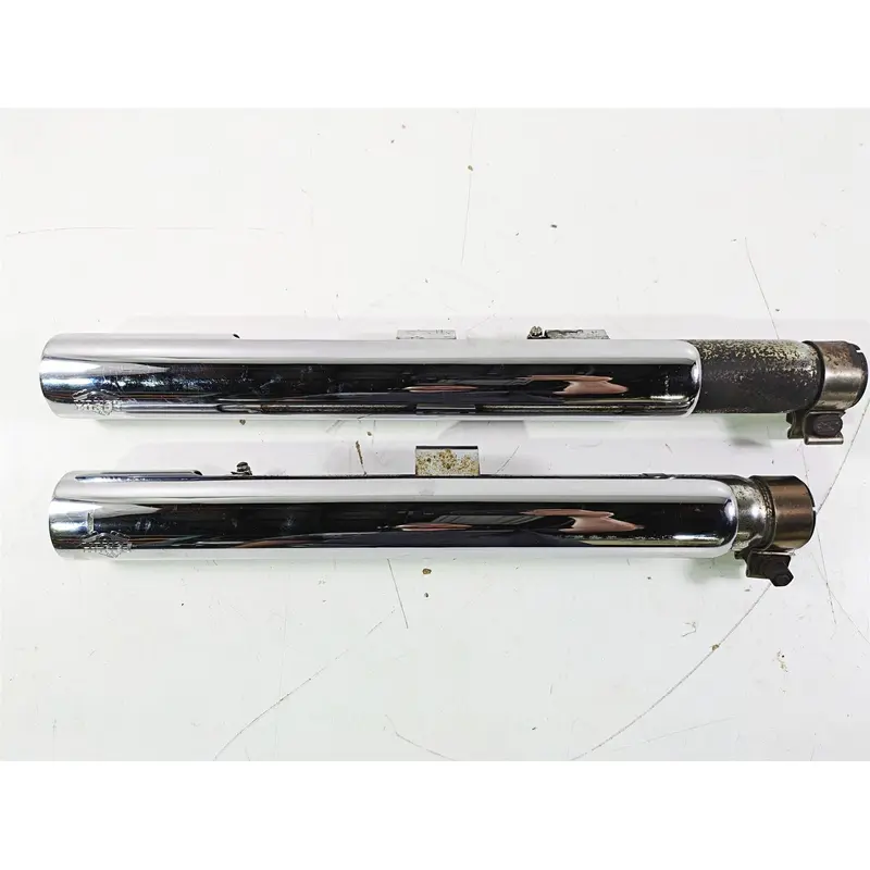 2009 Harley FXCWC Softail Rocker Vance Hines Straightshot Exhaust Mufflers 16831