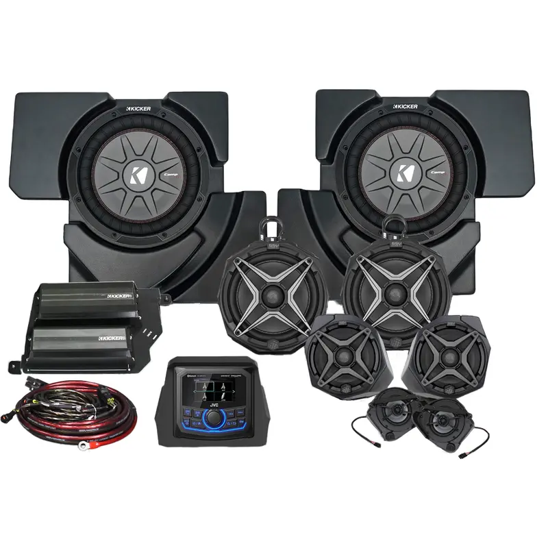 8 Speaker Plug And Play Kit With Jvc Mr1 Receiver