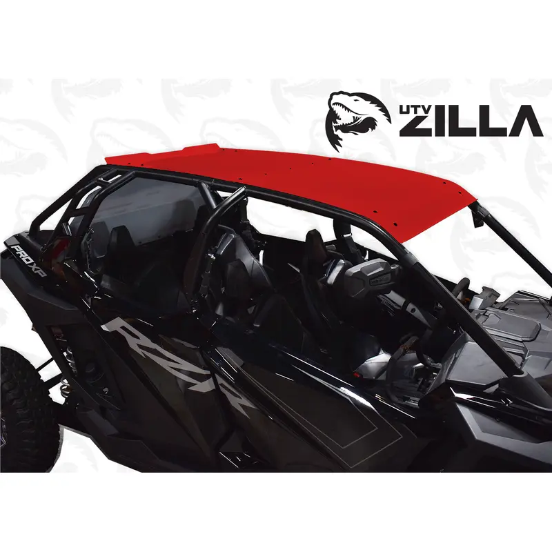 UTVZILLA RED Aluminum Roof for RZR PRO 4