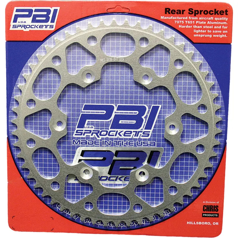 PBI REAR ALUMINUM SPROCKET 47T 3040 47-4