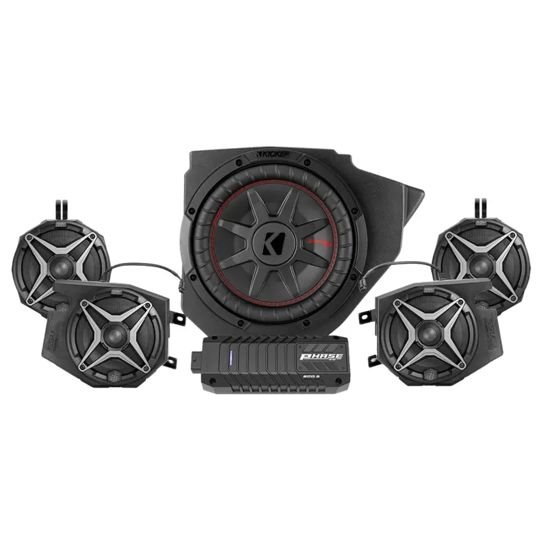 Polaris RZR 5-Speaker Plug-&-Play System for Ride Command (2014-2023)