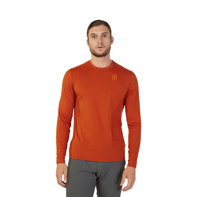 FOX RANGER DR LS JERSEY [BURNT ORANGE]