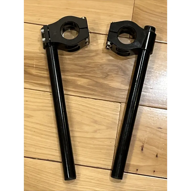 35mm, 7/8" Tube, CNC Motorcycle Universal Clip On Ons Fork Handle Bar Handlebars