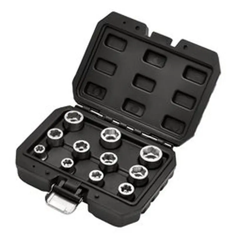 Draper - Bolt Extractor Socket Set, 3/8" Sq. Dr.  (11 Piece)