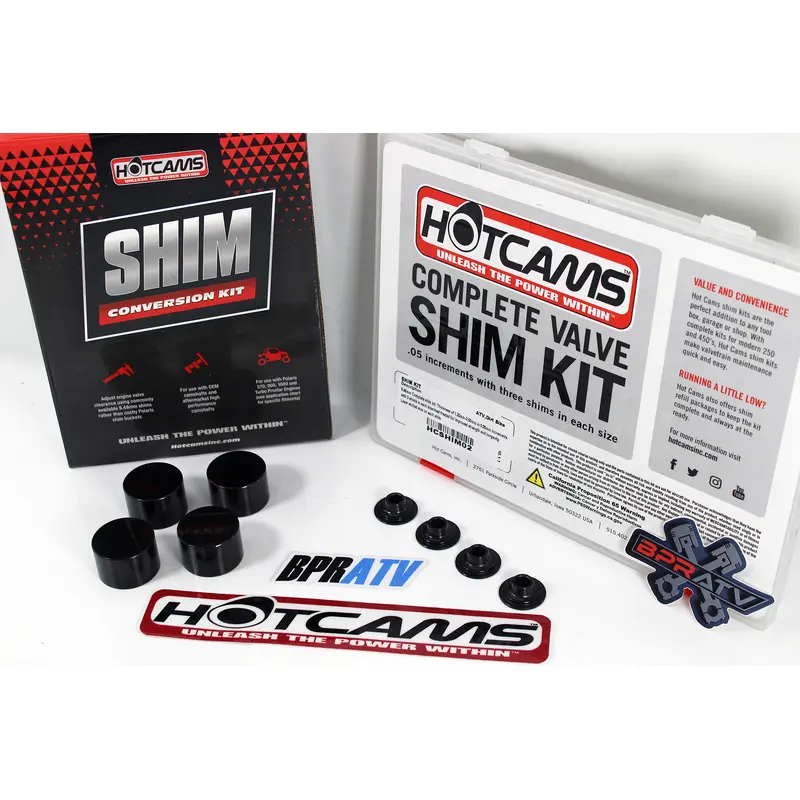 14-20 Polaris RZR 570 Hot Cams Valve Shim Conversion Kit w/ Hotcams Shim Kit DLC
