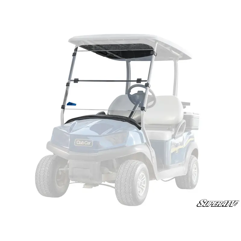 Corsa Blue Club Car Tempo Flip Down Windshield