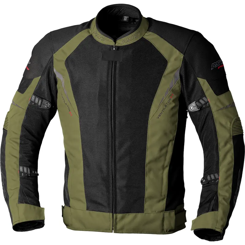 RST Pro Series Ventilator Xt Ce Jacket Green/Black Textile Md