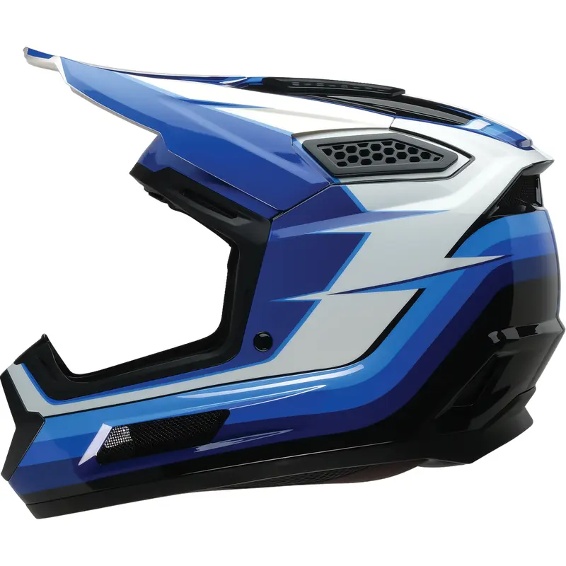 Z1R Dirt Maxx Helmet - Vortex - Blue/White - Large 0110-9331
