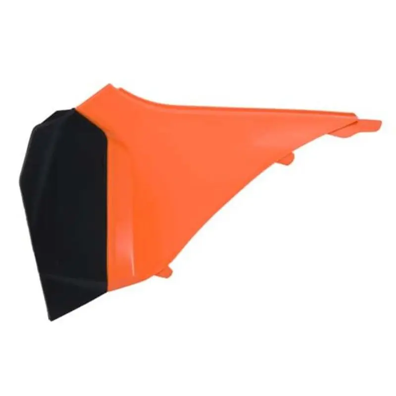AIR BOX SIDE PANEL RTECH LEFT ORANGE BLACK KTM EXC SX EXC-F SX-F