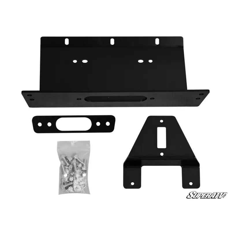 POLARIS RANGER XP WINCH MOUNT PLATE, SUPERATV WM-P-RAN-09XP-00