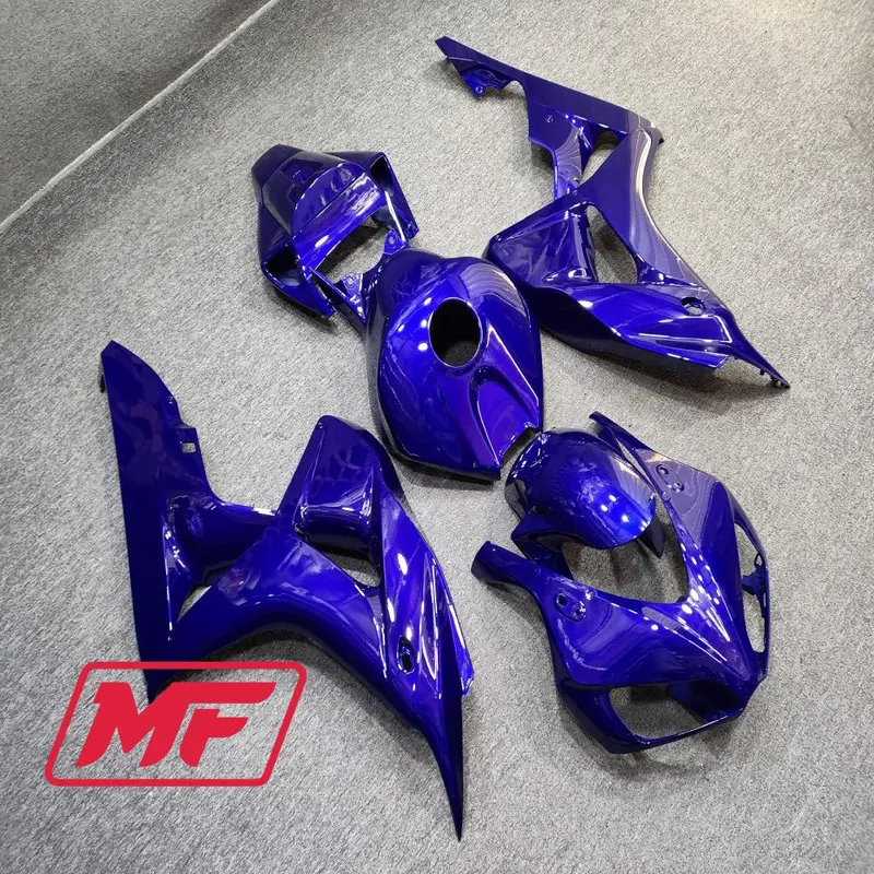Monster Fairings Full Kit Honda CBR1000RR 06-07 Solid Blue + Windshield + Gas Tank Cover