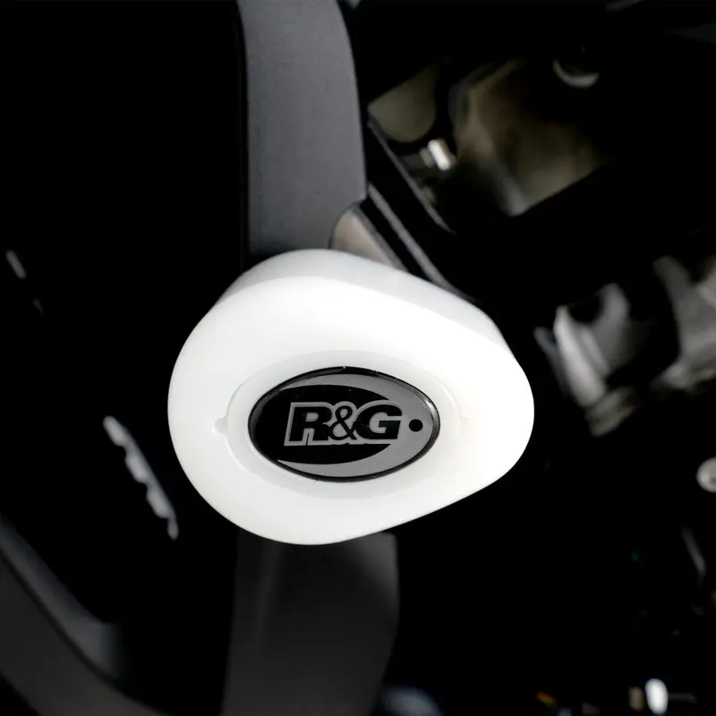 R&G Racing White Aero Style Crash Protection Bobbins For 2024-2024 BMW M 1000 XR