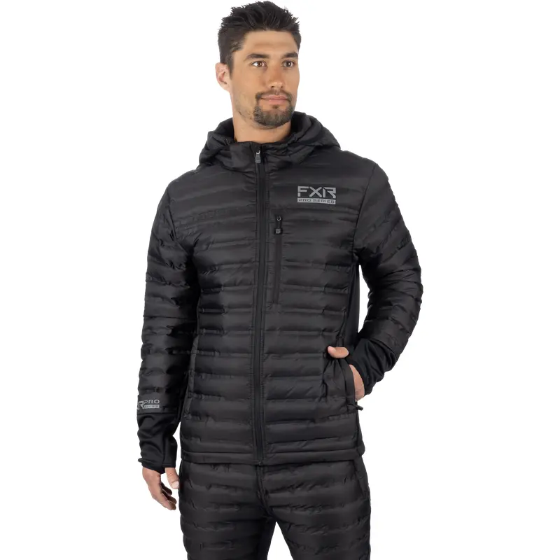 Podium Hybrid Quilted Hoodie