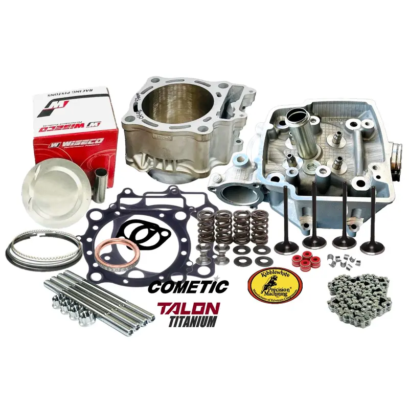 02-08 CRF450R OEM Cylinder Head Top End Rebuild Kit & Kibblewhite Valves Springs