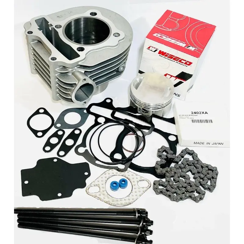 RZR170 RZR 170 Stock Bore Cylinder Kit 61mm Piston Gaskets Top End Rebuild Chain