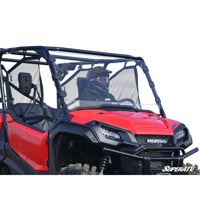 SuperATV Honda Pioneer 1000 Scratch Resistant Full Windshield