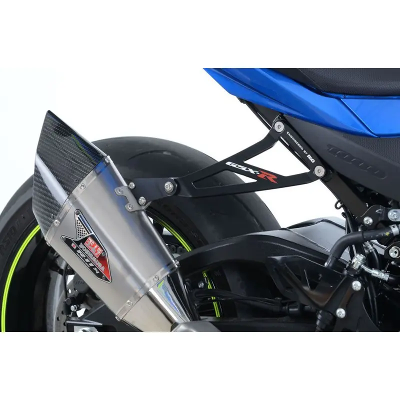 R&G Racing Black Exhaust Hanger Kit For 2017-2018 Suzuki GSXR1000
