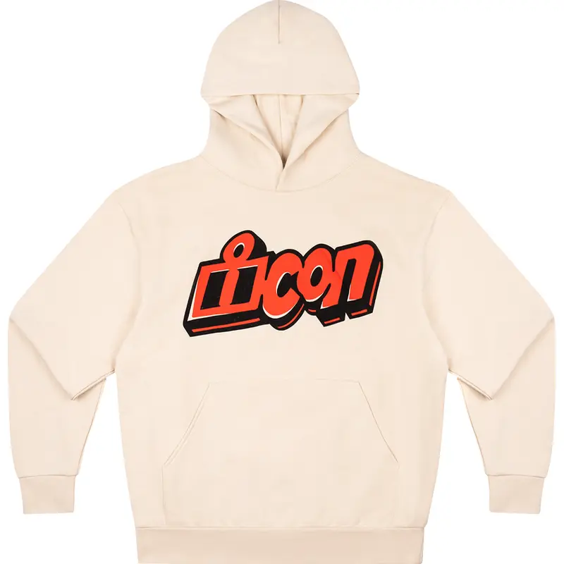ICON ReDoodle Hoodie - Ivory - Large 3050-7041