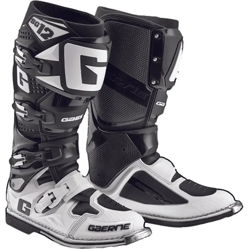 GAERNE SG-12 Boots Black/White Size 07