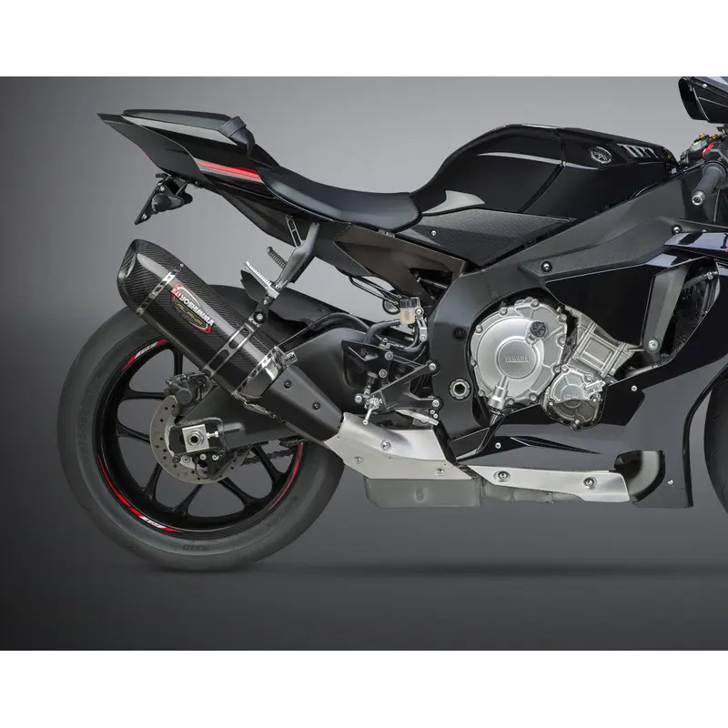 YOSHIMURA EXHAUST SIGNATURE ALPHA SLIP-ON SS-CF-CF 13141EM220
