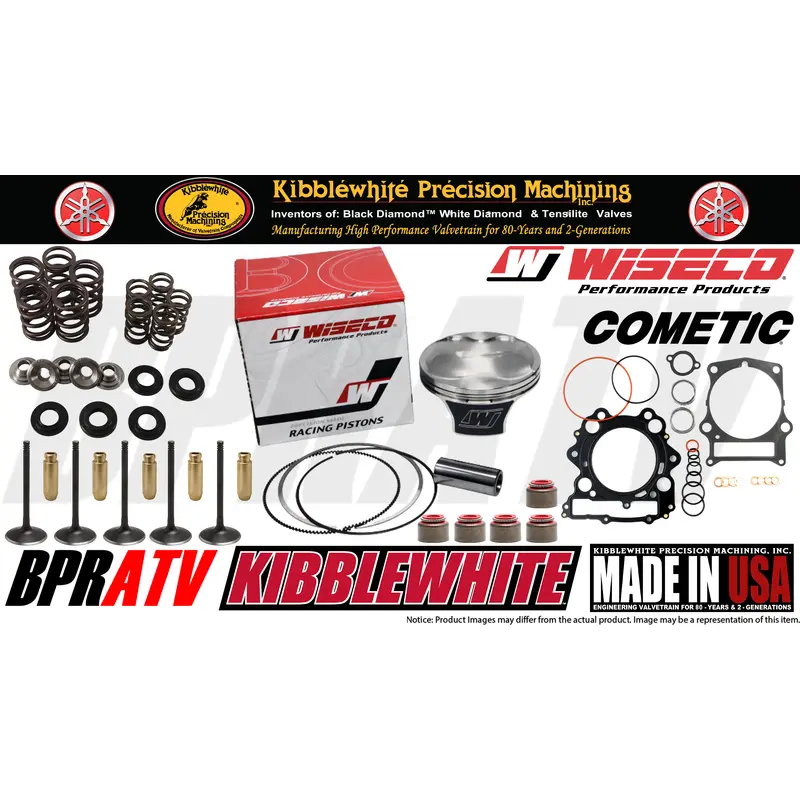 Yamaha Rhino 660 OEM Stock Wiseco Piston & Kibblewhite Cylinder Head Service Kit