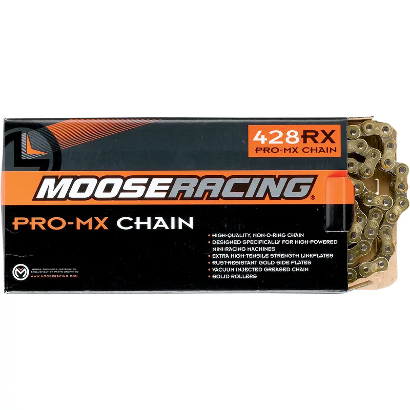 MOOSE RACING 428 RXP Pro-MX Chain - Gold - 116 Links M575-00-116