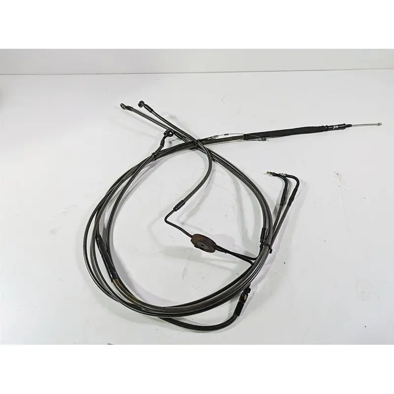 2014 Harley FXDL Dyna Low Rider Aftermarket Long Clutch Cable & Brake Line Set