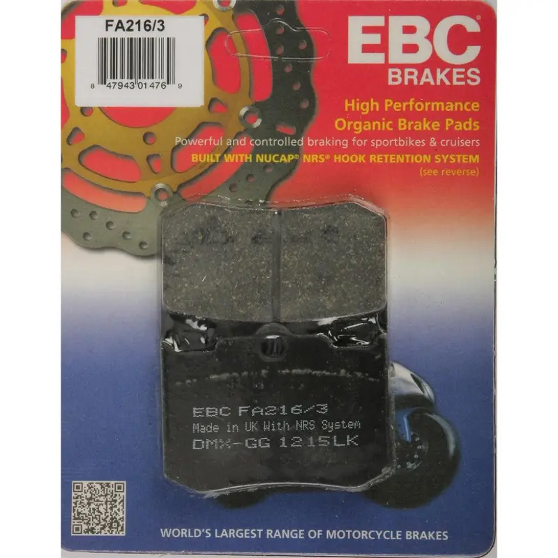 EBC Standard Brake Pads | FA216/3