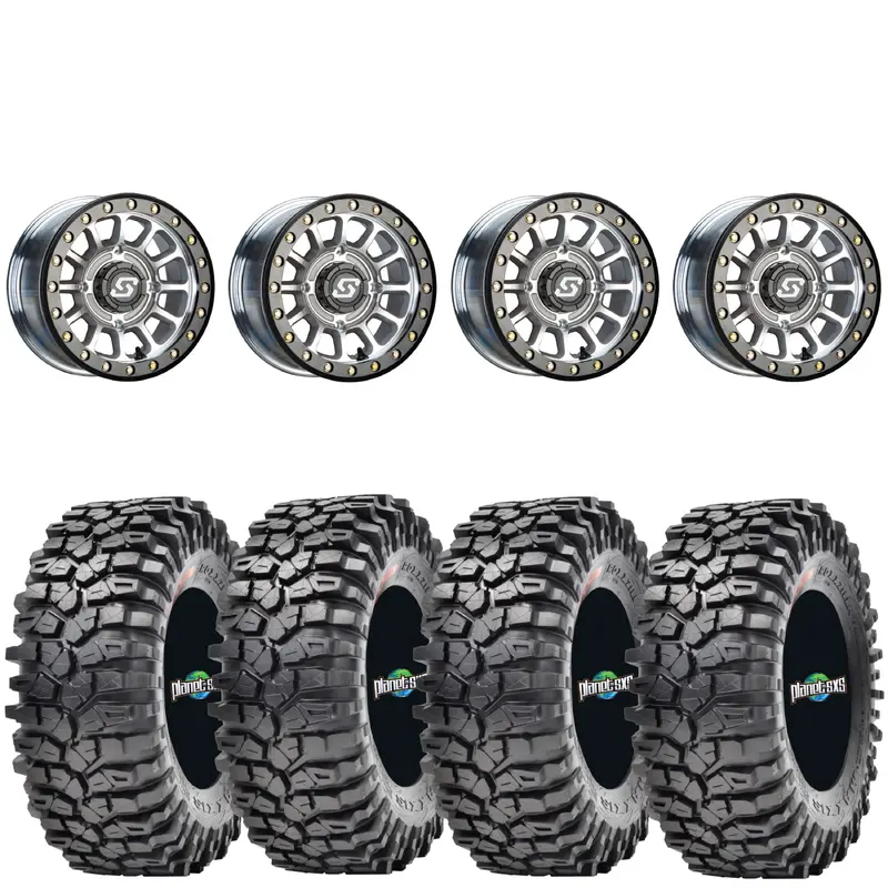 Sedona Sano beadlock machined on Maxxis Roxxzilla | 4/137 4+3 (+10mm)