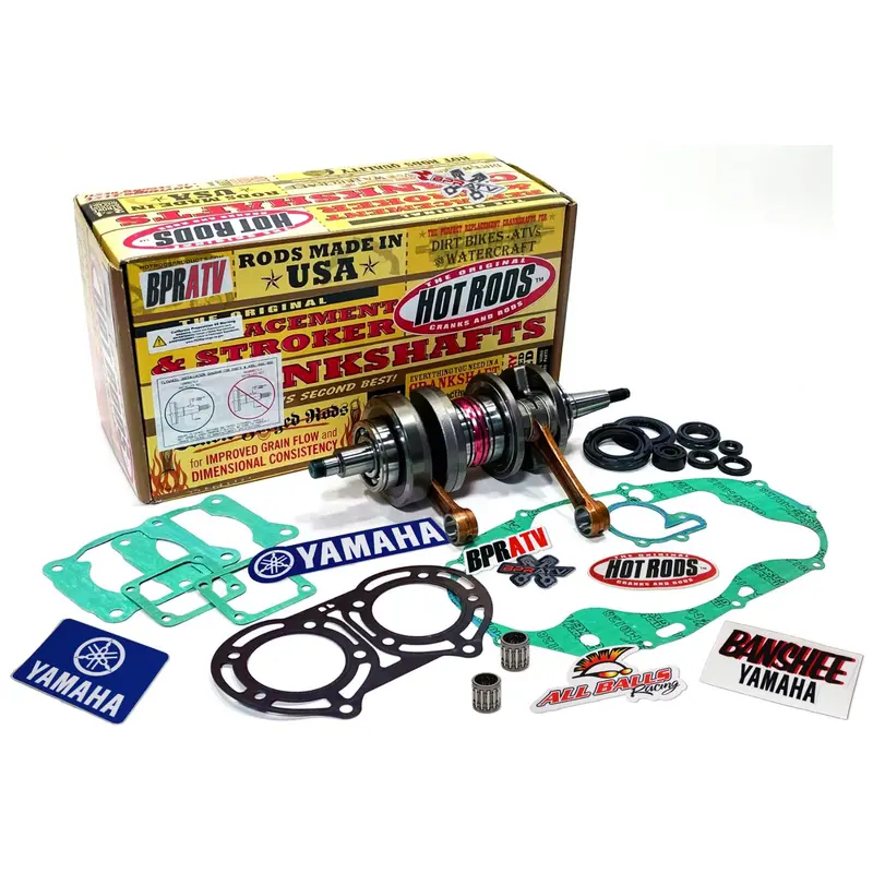 Complete Hot Rods +4mm Stroker Crankshaft+ Rebuild Kit Yamaha Banshee 350 '8706